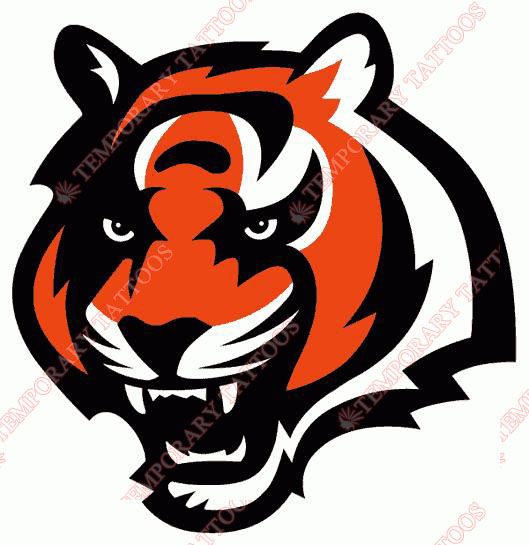 Cincinnati Bengals Customize Temporary Tattoos Stickers NO.469